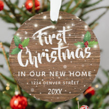First Christmas in Our New Home Photo