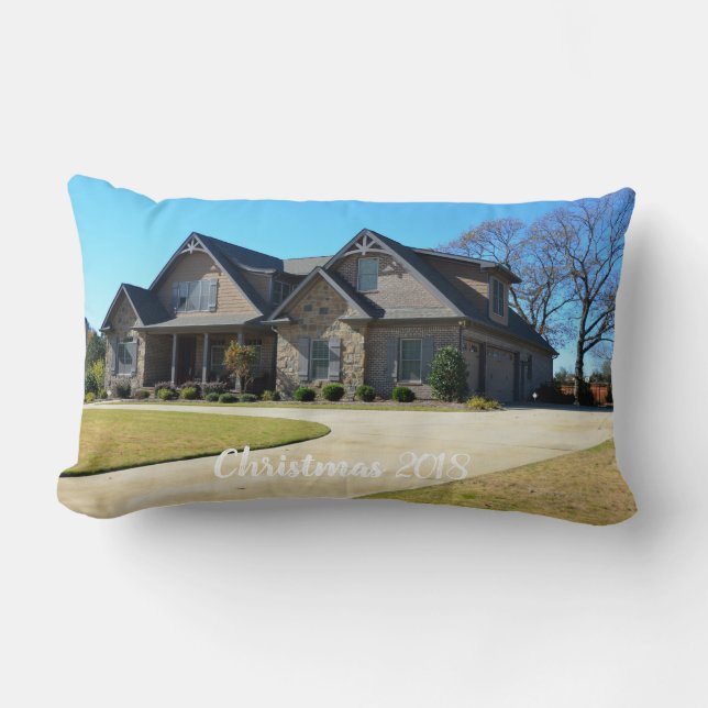 First Christmas in our new home, photo pillow (Front)