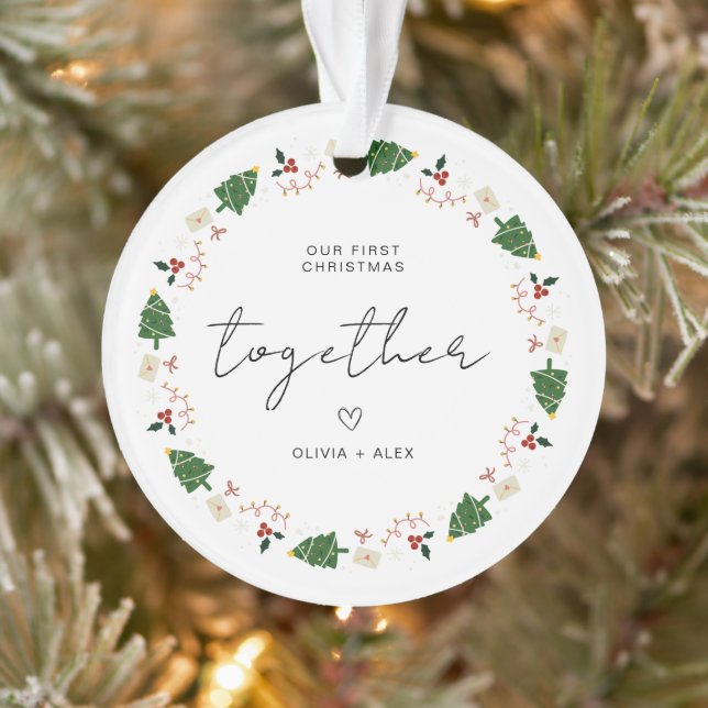 First Christmas keepsake Christmas Couple Gift Ornament (Tree)