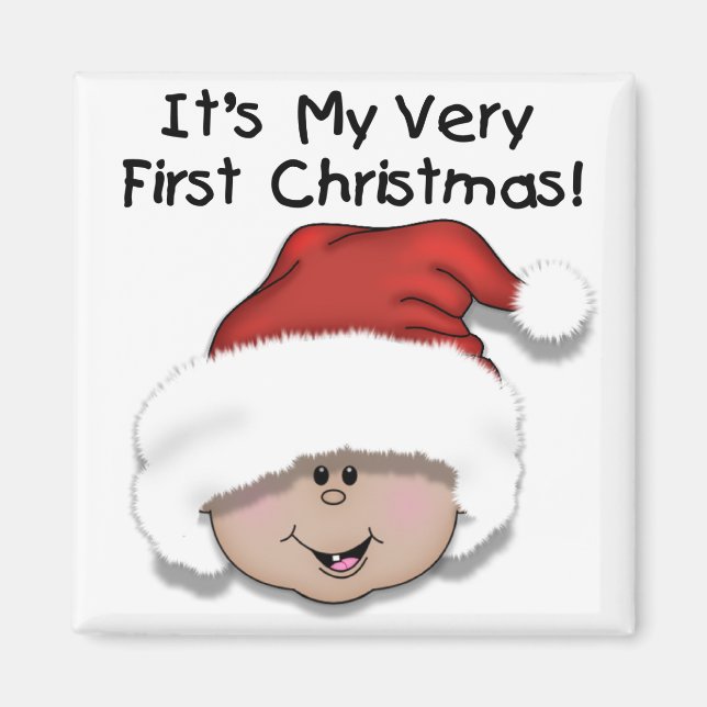 First Christmas Latino Baby Tshirts and Gifts Magnet (Front)