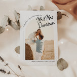 First Christmas Married Boho Arch Photo Holiday Card<br><div class="desc">First Christmas Married Boho Arch Photo Holiday Card</div>