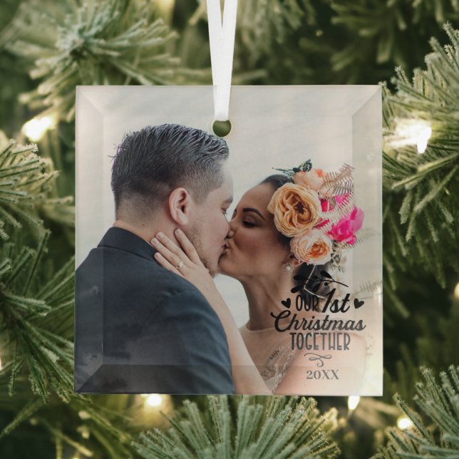 First Christmas Married Custom Christmas Ornament (Insitu)