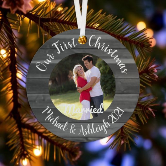 First Christmas Married Metal Tree Decoration (Creator Uploaded)