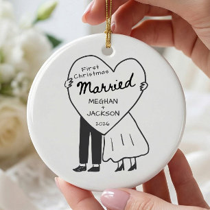 First Christmas Married Ornament