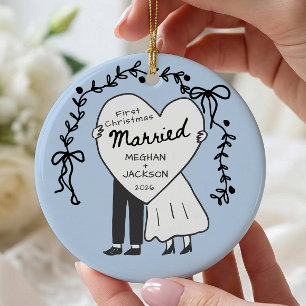 First Christmas Married Ornament