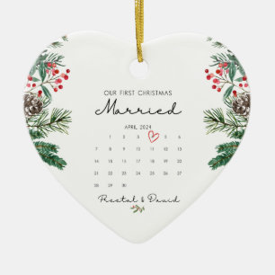 First Christmas Married Ornament