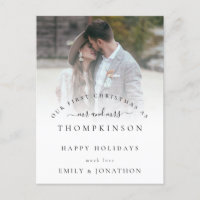 First Christmas Mr and Mrs Photo Names