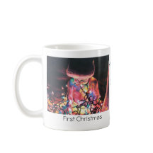 First Christmas Mug with Original Art Print