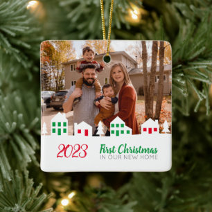 First Christmas New Home Ceramic Ornament