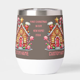 First Christmas new home quote brnWater Bottle