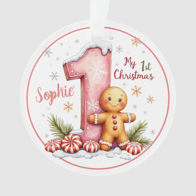 First Christmas Ornament  (Front)
