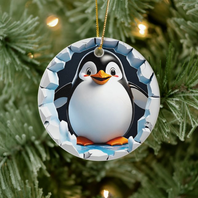 First Christmas Penguin Ornament (Tree)