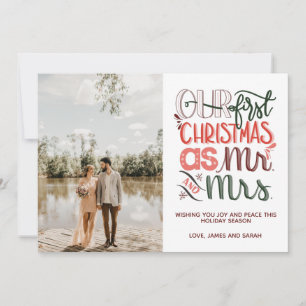 First Christmas Photo Card