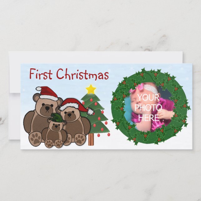 First Christmas Photo Cards (Front)