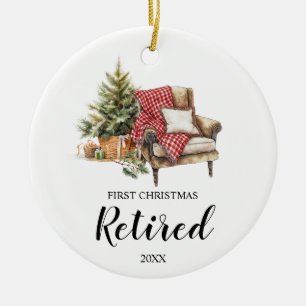 First Christmas Retired Gift Ceramic Ornament