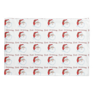 First Christmas Santa Pillow Case
