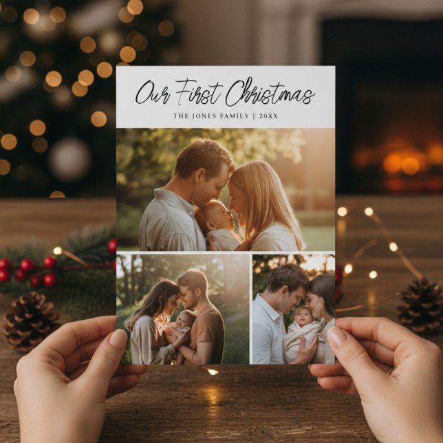 First Christmas Sweet Family Holiday Greeting (Creator Uploaded)