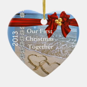 First Christmas TOGETHER BEACH 2013 ORNAMENT