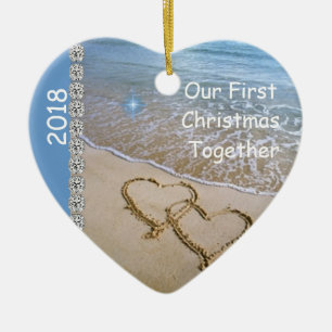 First Christmas TOGETHER BEACH 2018 Ornament