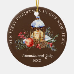 First Christmas Together  Ceramic Ornament