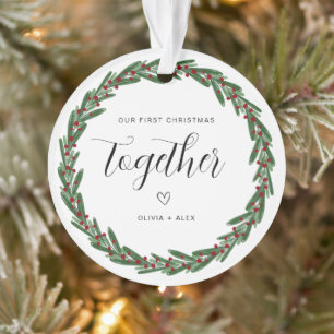 First Christmas Together Christmas Couple Gift Ornament