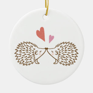 First Christmas Together Custom Hedgehog Ornament