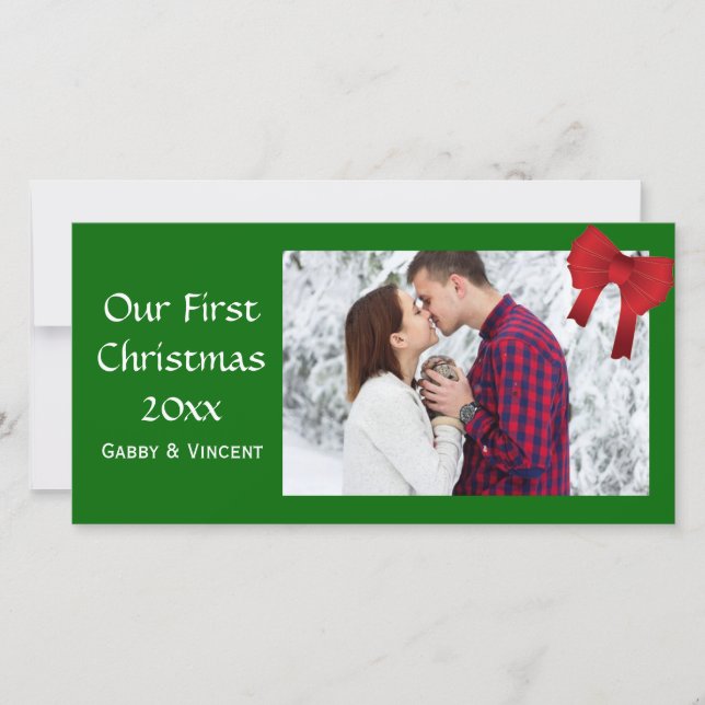 First Christmas Together Holiday Card (Front)
