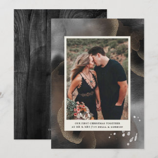 First Christmas Together Photo card