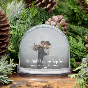 First Christmas Together photo Snow Globe