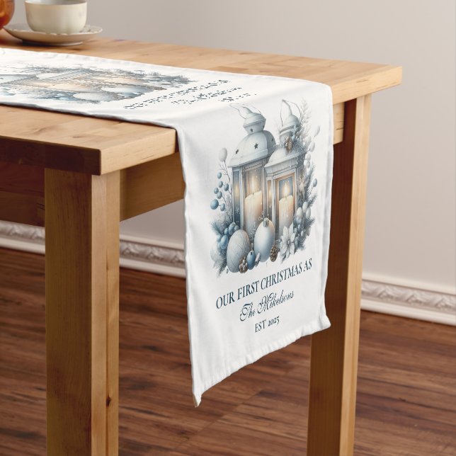 First Christmas Together Short Table Runner (In Situ)