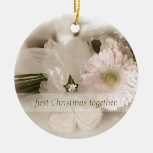 First Christmas together - Wedding Ceramic Ornament