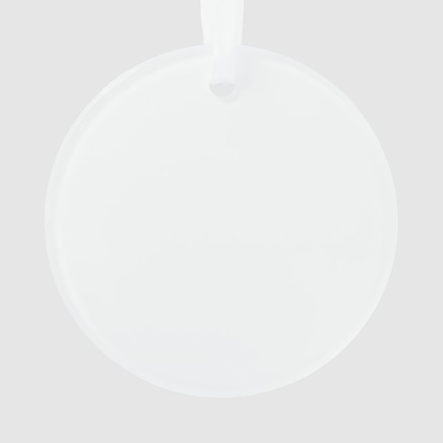 First Christmas together with newborn baby  Ornament (Back)