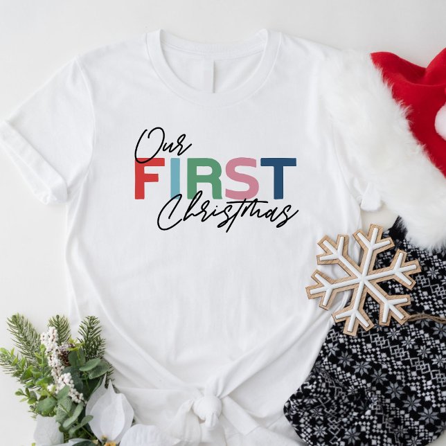 First Christmas Women's White T-Shirt (Creator Uploaded)