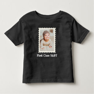 FIRST CLASS BABY Best Baby Ever custom photo Toddler T-Shirt