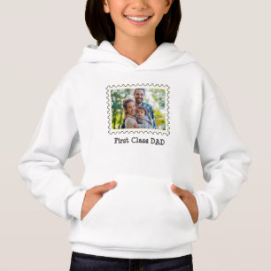 FIRST CLASS DAD Best Dad custom horizontal photo 