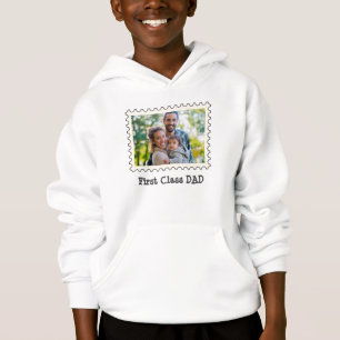 FIRST CLASS DAD Best Dad custom horizontal photo 