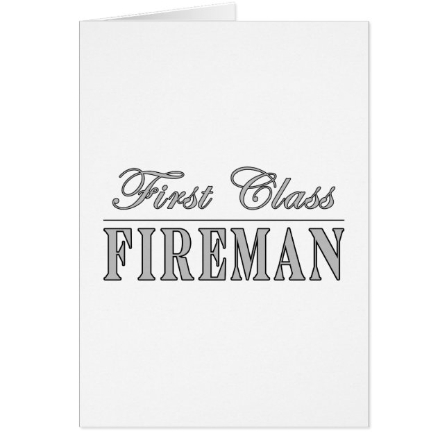 First Class Fireman (Front)