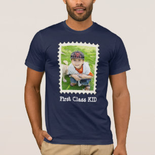 FIRST CLASS KID Best Kid Ever custom photo T-Shirt