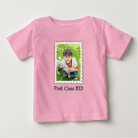 FIRST CLASS KID Best Kid Ever Postage Stamp Photo