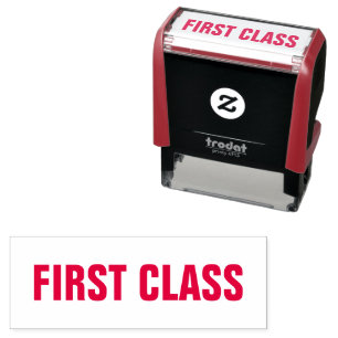 FIRST CLASS  SELF-INKING STAMP