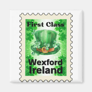 First Class Wexford Ireland Stamp Magnet