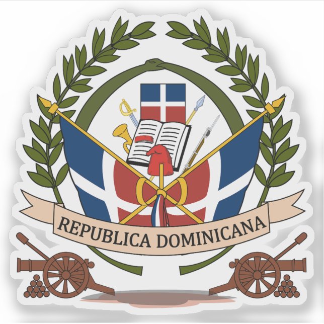 First coat of arms of the Dominican (1844) (Front)