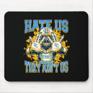 First Colonial Patriots Logo Hate Us Cause They Ai Mouse Pad