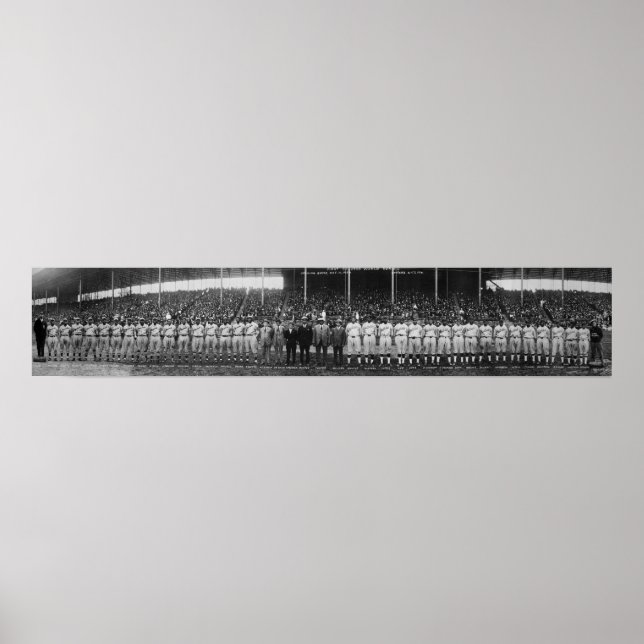 First Coloured World Series Teams, Game 1, 1924 Poster (Front)