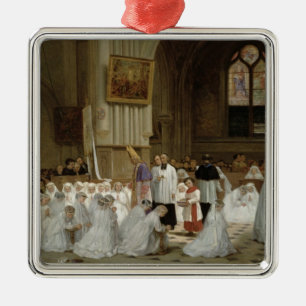 First Communion, 1867 Metal Ornament