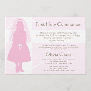First Communion and Announcement - Girl