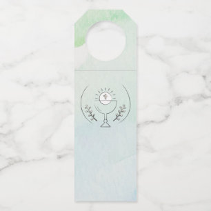 First Communion Bottle Tag