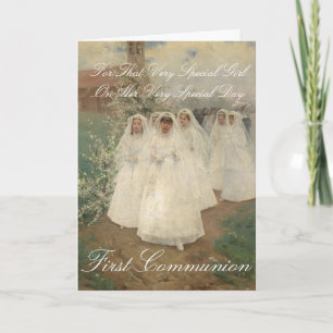 first communion card
