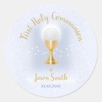 First Communion catholic boy