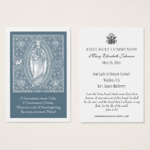 First Communion Catholic Remembrance Jesus Prayer